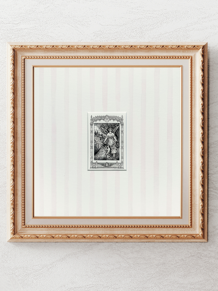 Guardian Angel Matted Print (Pink)